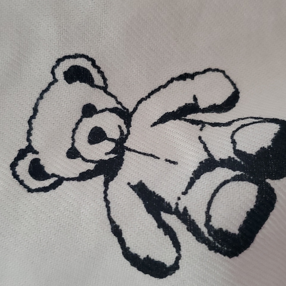 Forever 21 White Pajama Pants with Bear Print 1x & 2x - Picture 8 of 8